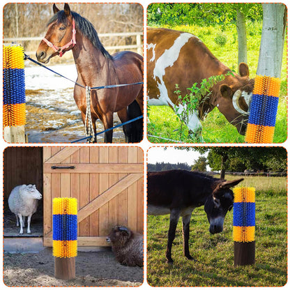 HOT livestock scratching brush horse brushes for grooming selling Custom Wholesale