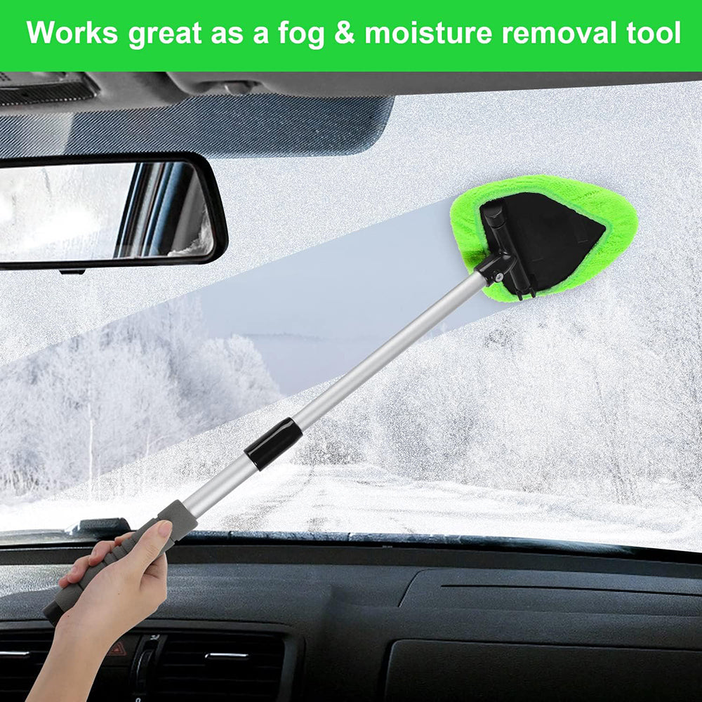 Windshield Cleaning Tool with Extendable Long Handle