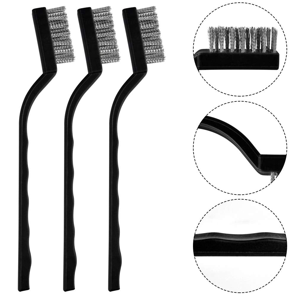 Stainless Steel Wire Brush Curved Handle Brushes