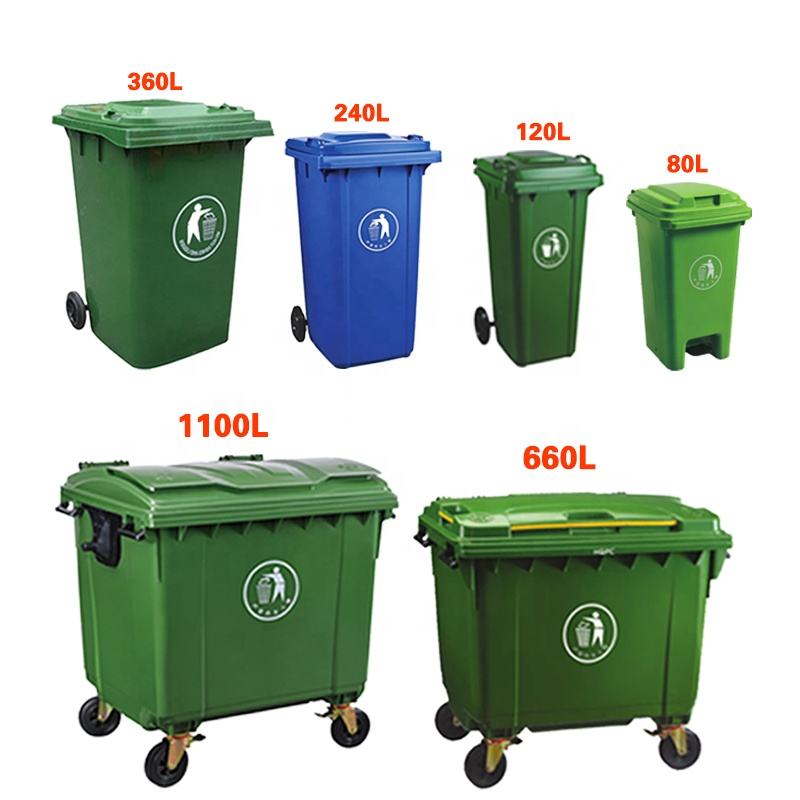 Wholesale Outdoor Trash Recycling Bins with Lid - Customizable Logo