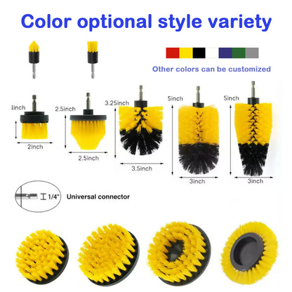 drill brush attachment No matter what you clean, there is a corresponding size