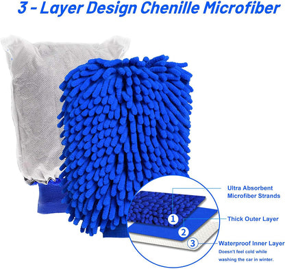 Chenille Premium Scratch-Free Microfiber Wash Mitt